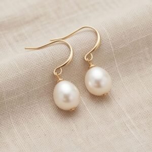 Elegant Freshwater Pearl Drop Earrings